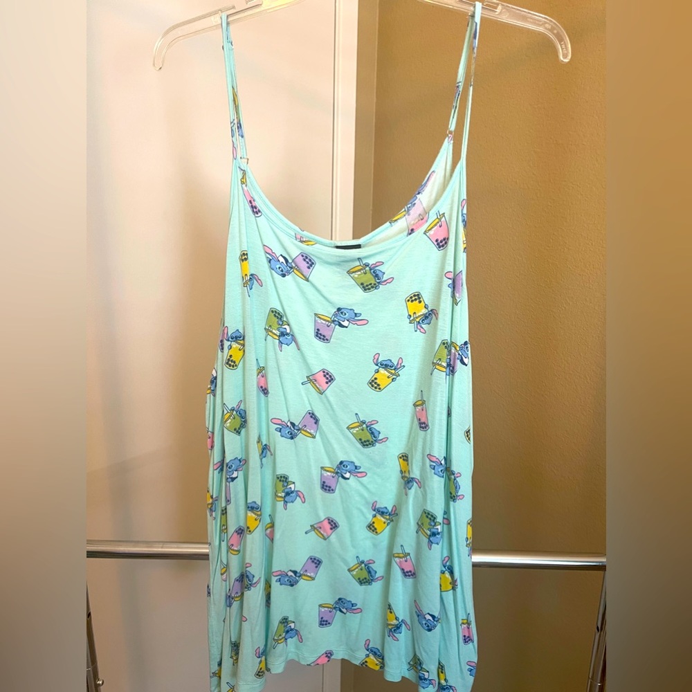 Hot Topic Disney Lilo and Stitch Strappy Tank Top Plus 3x